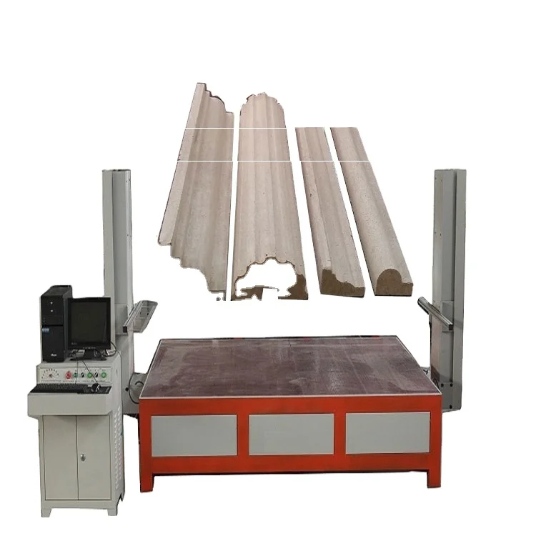 The CNC EPS decorative wire cutting mechanical equipment adopts a 2D motion control system that can recognize CAD drawings