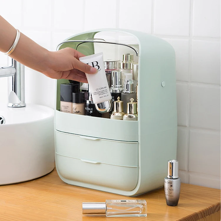 
High quality popular fashion excellent waterproof dustproof white plastic big pandora makeup box 