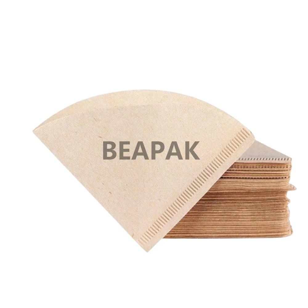 100pcs Coffee Paper Filter for Coffee Hand-poured Coffee Filter Drip 2-4 Cup New