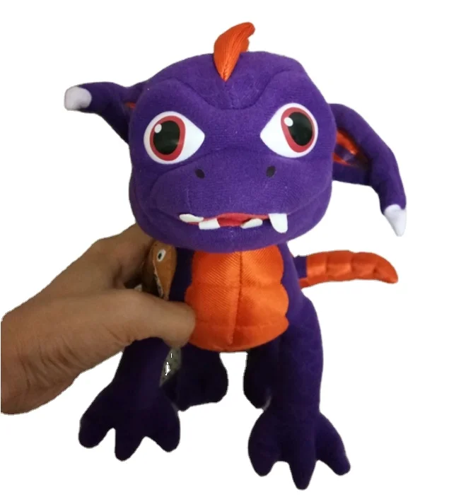 Пользовательские SK Spyro приключенческая плюшевая фигурка Фиолетовый динозавр марионетка от Brawl Stars имя Acg