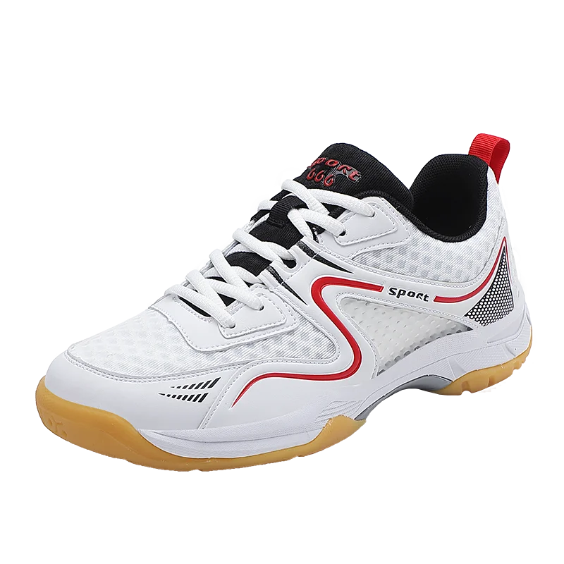 Wholesales Pickleball Shoes Men And Women Pu Badminton Shoes Handball Professional White Badminton Shoes