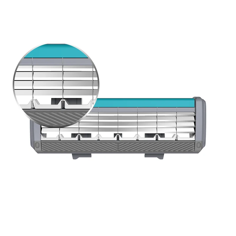 Customized New Style 4 Blade Razor Cartridge Shaving Razor Blade for Men