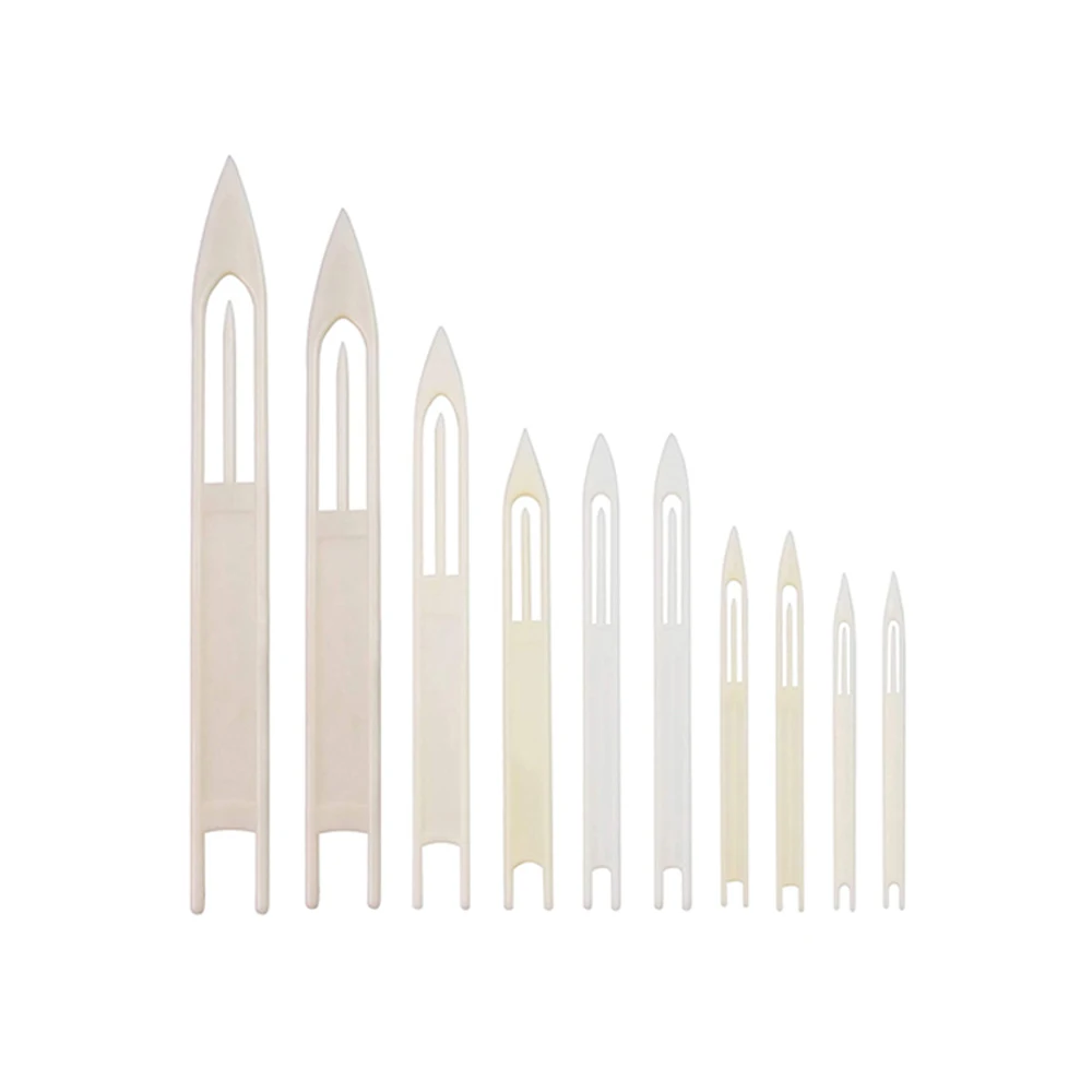 14Pcs/Set Fishing Netting Needle Shuttles Kit Plastic Cast Net Mending Needle Fishing Net Repair Tool Tackle Accessories