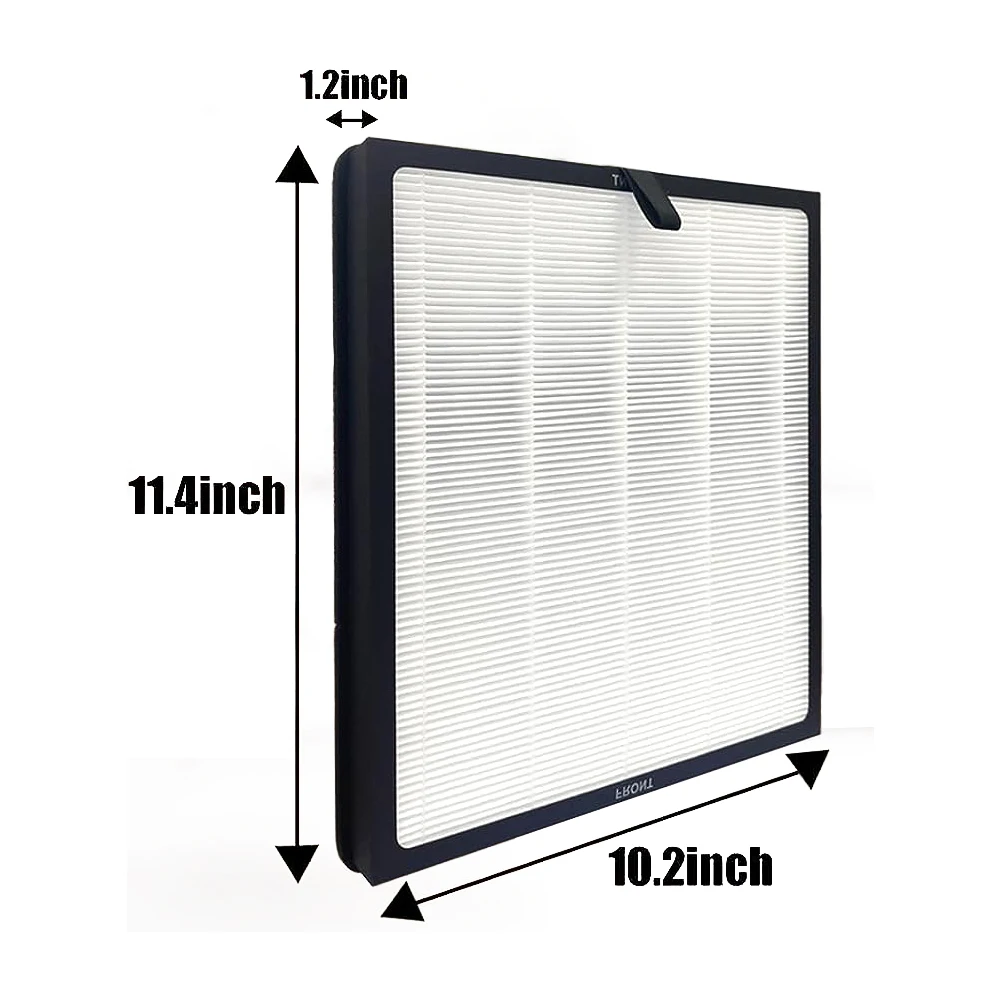HY4866 True Air Purifier Hepa Filter and Activated Carbon Filter Replacement for Dust, Pet Dander, Smoke, Pollen for Bedroom