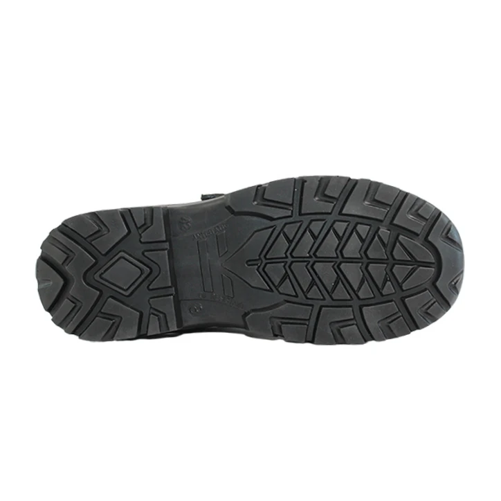 slip-on impact resistant sweat absorb durable safety shoes without lace for men