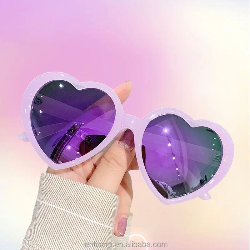 Женские солнцезащитные очки с натуральным эко-сердцем