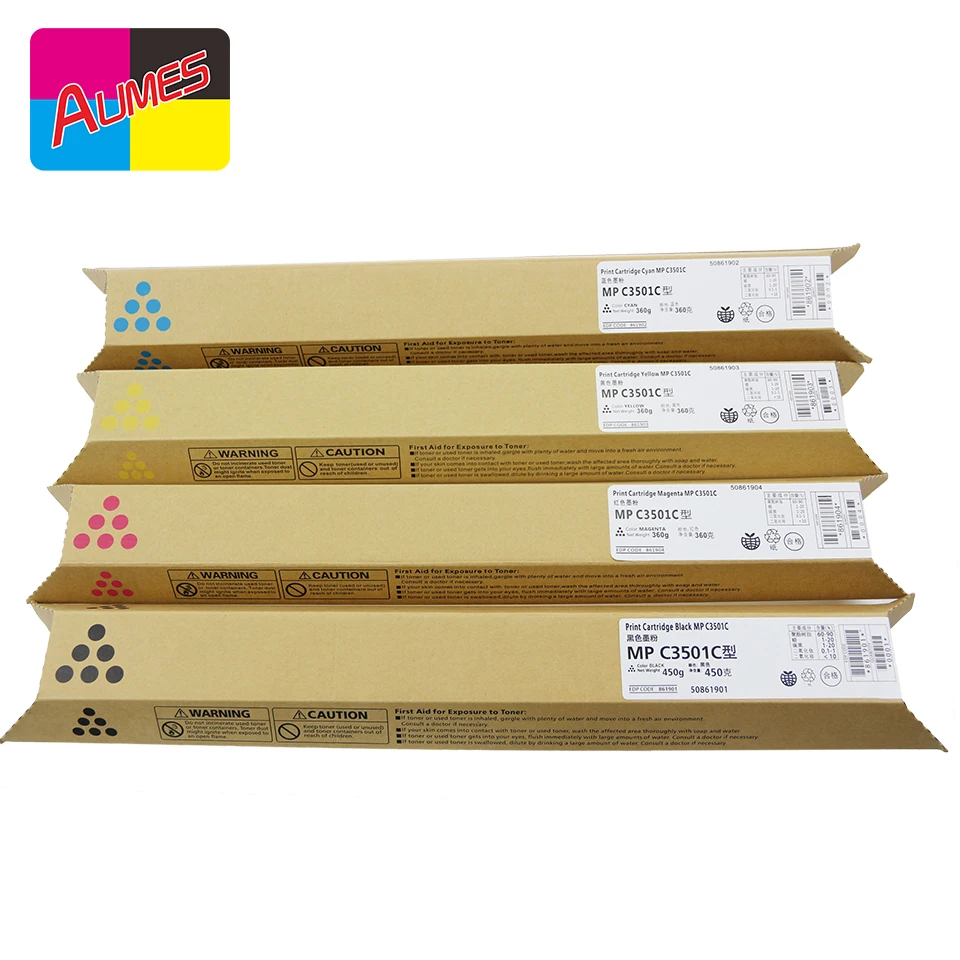 MPC3501 MPC3501C MPC-3501 MPC-3501C тонер-картридж с химическим тонером для Ricoh Aficio MP C2800 C3300 3001 3501 копировальный Тонер