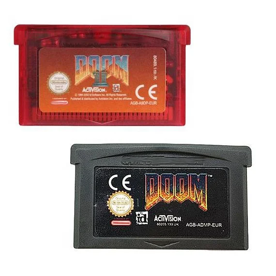 32 Bit Video Game Console Card Advance Wars Breath of Fire DOOM Harvest Moon for GBA/SP