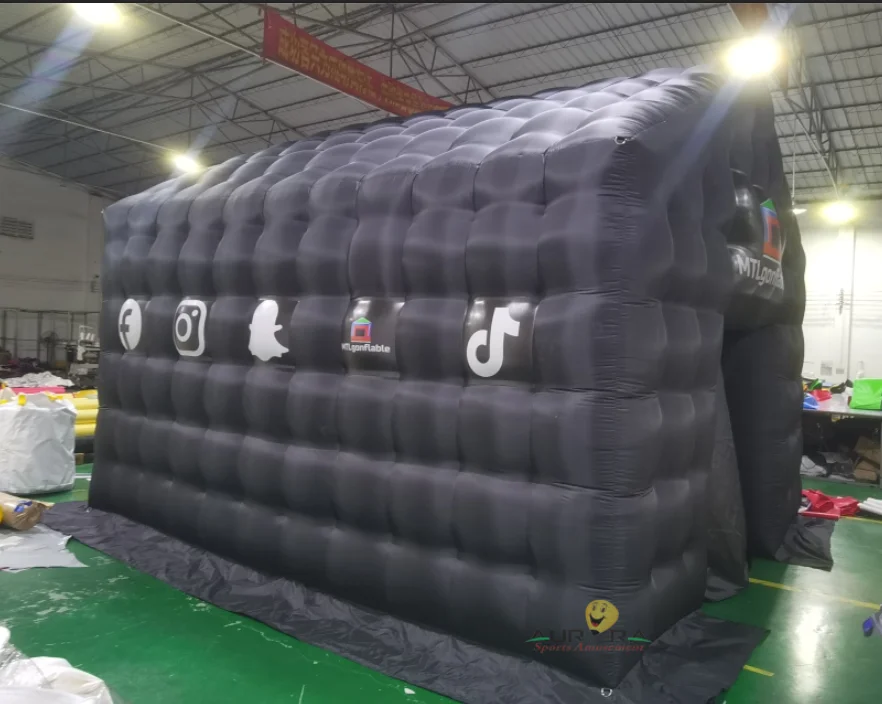 Factory custom cheap inflatable tent large disco tent  inflatable nightclub tent for sale