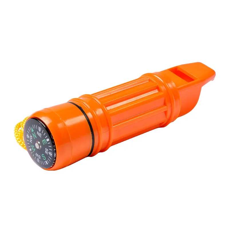 
Outdoor Camping Multifunction Whistle/Flint/Capsule/Compass/Signal mirror 