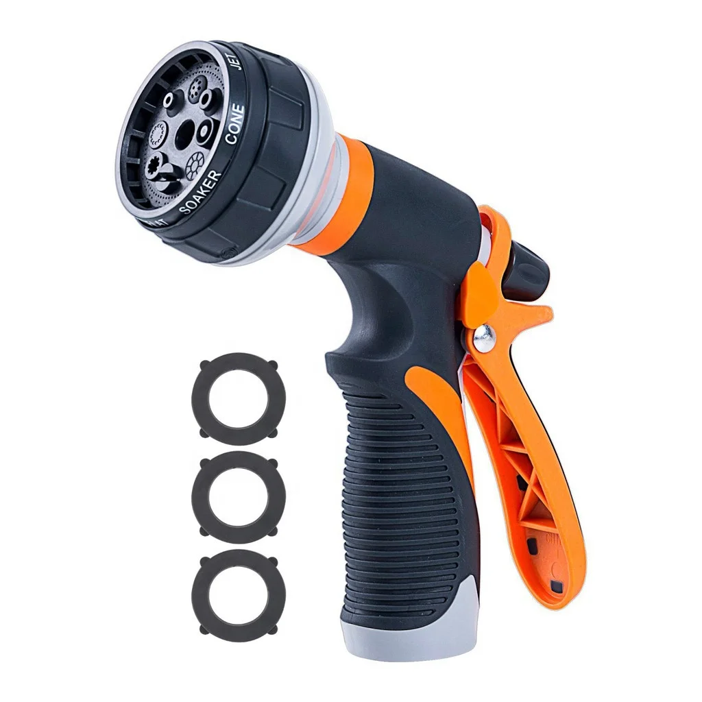 High-Pressure Water Spray Gun Car Washer Hose Spray Bottle Garden Watering  Sprinkler Cleaning Water Gun