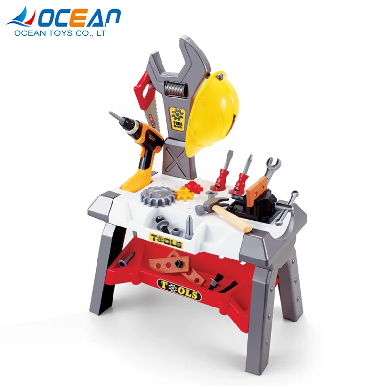 Pretend play educational kit set electric construction tool toy for kids