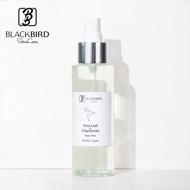 Private Label Skincare Natural Organic Aloe Vera Hydra Mist Facial Balancing Toner OEM Face Mist Spray