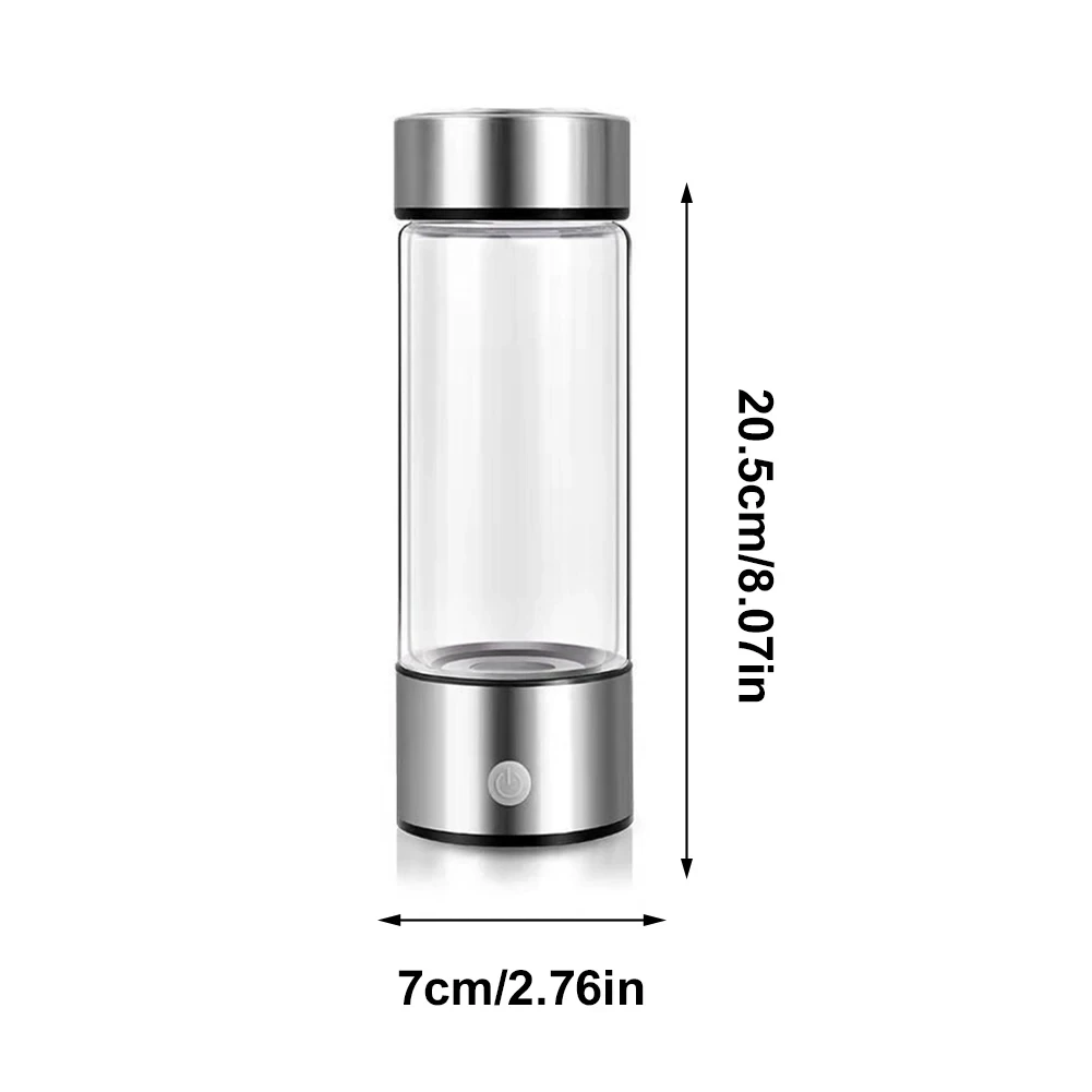 Rich Hydrogen Oxygen Water Cup H2 Inhalation Device Water Bottle SPE PEM Dual Chamber Maker Healthcare Water Cup