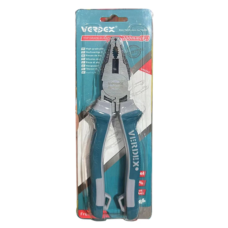 Multifunctional Electrician Pliers Needle Nose Pliers for Wire Stripping Cable Cutters Terminal Crimping Hand Tool