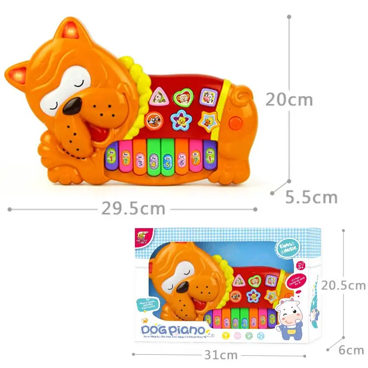 ChuangFa toys Wholesale Musical Instruments Kids Electric Keyboard Cartoon Duck Shaped Piano Animal Shape