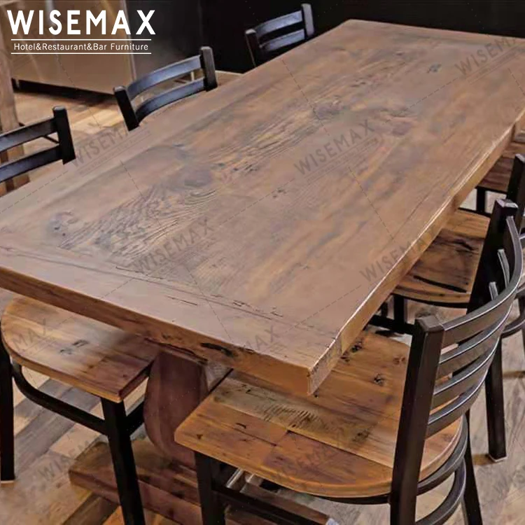 Мебель WISEMAX дешевая 70 Х70 квадратная круглая цельная деревянная настольная для ресторана кафе магазина коммерческой столовой мебели