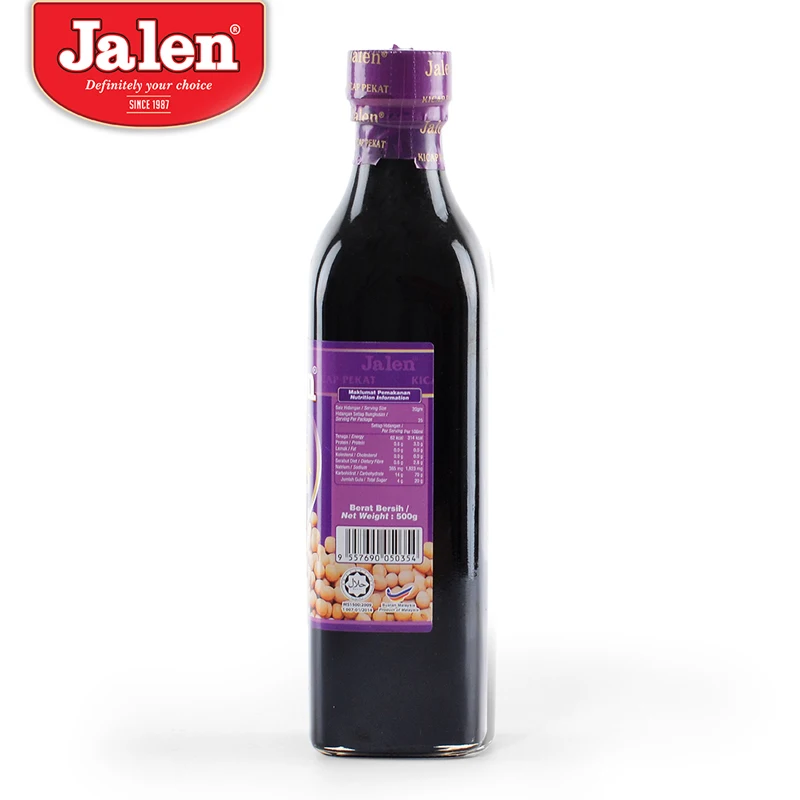 Вкусный темный соевый соус премиум-класса 500 г изготовлен из качественных соевых бобов вместе с смесь карамельной глазури