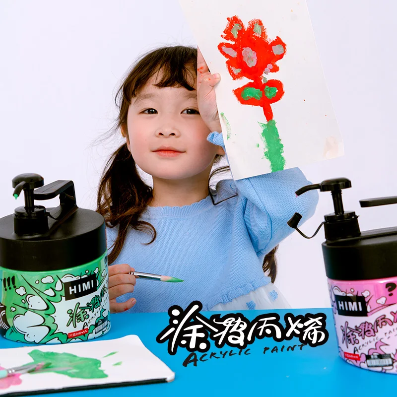 HIMI colours acrylic paint bottles 1L acrylic paint set