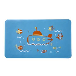 Baby Rubber Bath Mat Hotel Waterproof Non-slip Mat Suction Cup Bathroom Rubber Floor Mat