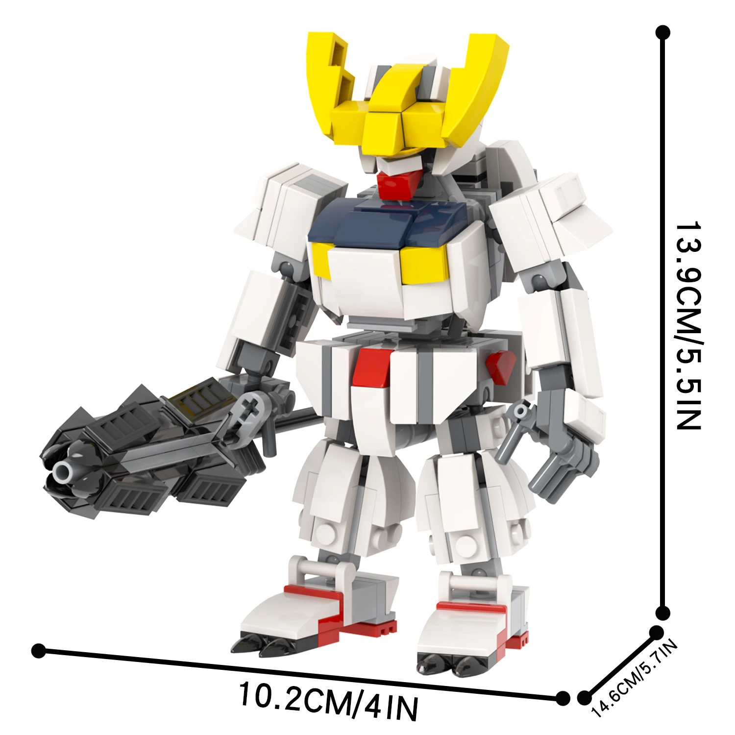 MOC1577 Japanese Robot Animation Barbatos 291Pcs Bricks Compatible Assembles Particles DIY Model Building Blocks for Kids Toys