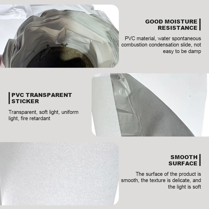 Self adhesive lampshade Backing Material  pvc sheet for lamp shade
