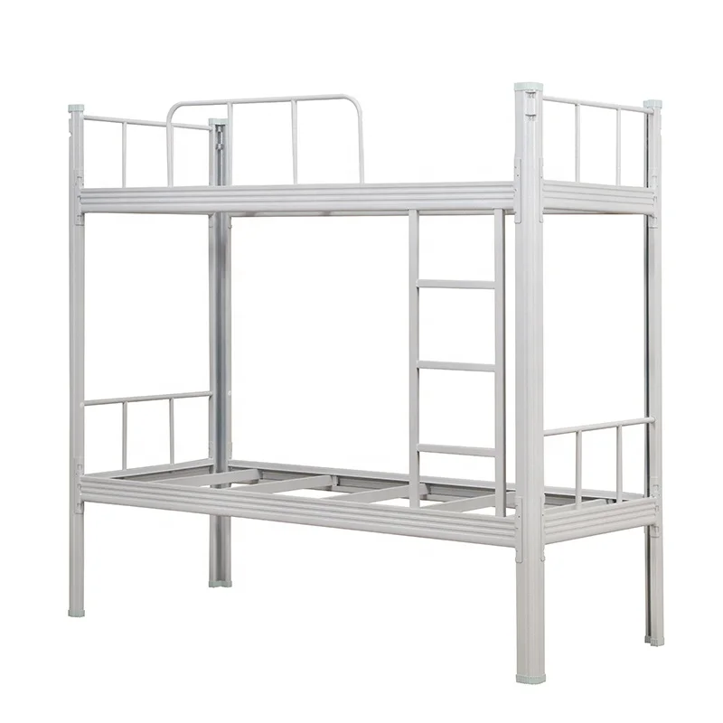 Popular metal double bed college metal bunk bed heavy duty bunk bed adult