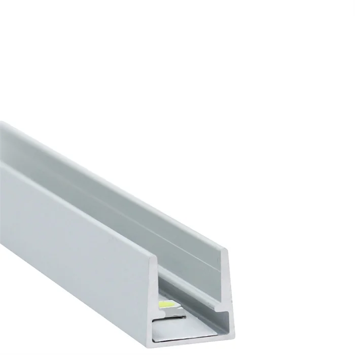 LS-050 алюминиевый профиль светодиодный канал стекла Led штранг-прессования встраиваемые