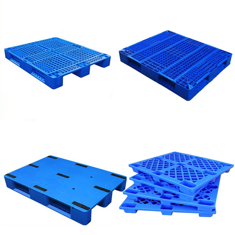 Heavy duty 48x40 industrial HDPE euro Logistics Pallets stackable plastic pallets 1200x1100 reinforcement  Double Faced Pallets