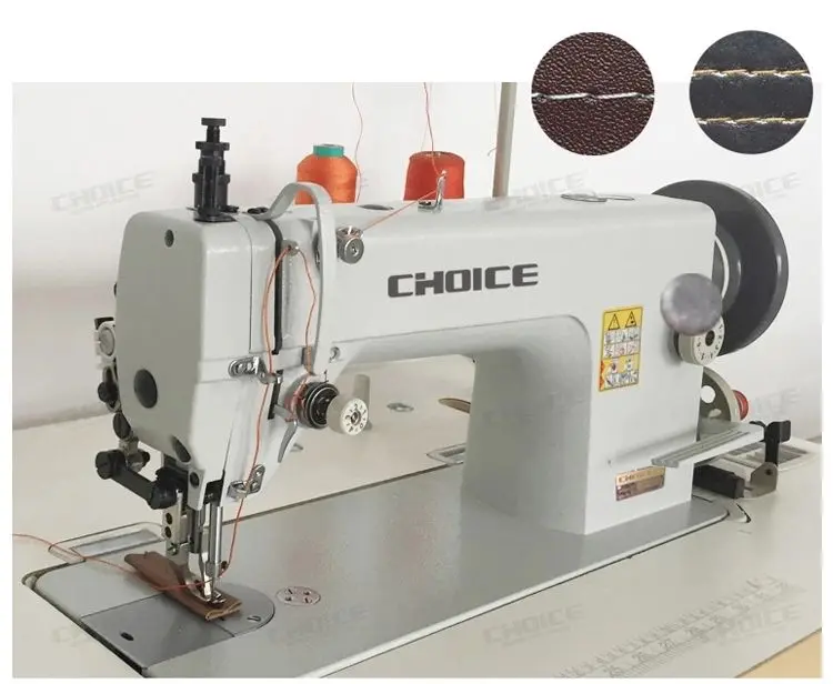 Walking Foot Leather Long Arm Heavy Duty Single Needle Lockstitch Flat Lock Sewing Machine GC0303-CX