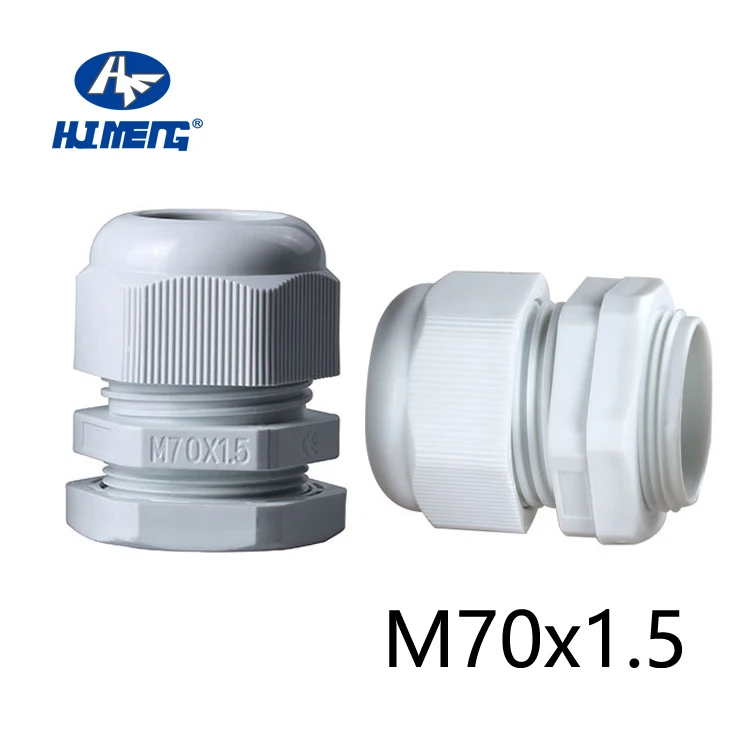 Huimeng Top quality M70 ip68 plastic nylon cable gland waterproof