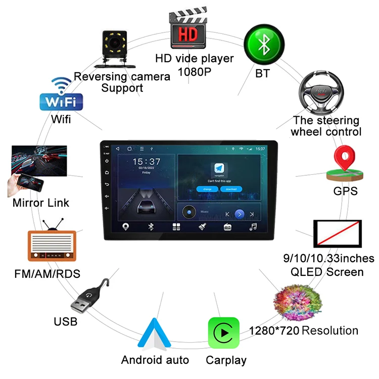 Android Car Navigation Built-in Gps Autoradio 7851 Amplifier Car Radio Player For Fiat 500 2007 2008 2009 2010 2011 2012~2015
