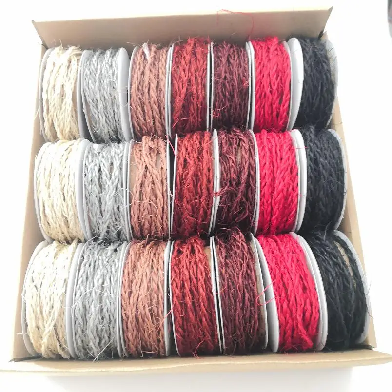 
Wholesale High Tenacity Hemp ribbon craft Braided ribbon Home Textile Knitted Sisal 