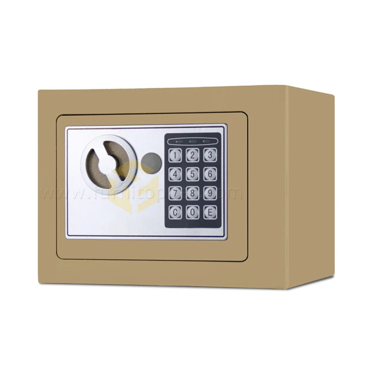 Home Metal Digital Safe Cabinet Coin-Operated Kids Piggy Bank Steel Small Saving Pot