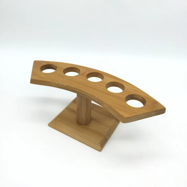 Natural eco-friendly bamboo sushi roll holder Japanese sushi stand rack custom logo