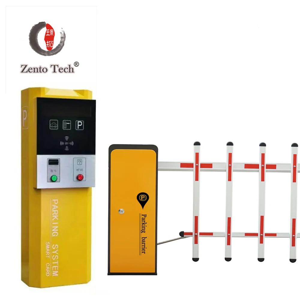 Zento Smart Car Park Barcode Ticket Dispenser & Rfid Card Paid Parking Equipment with Parking System Software