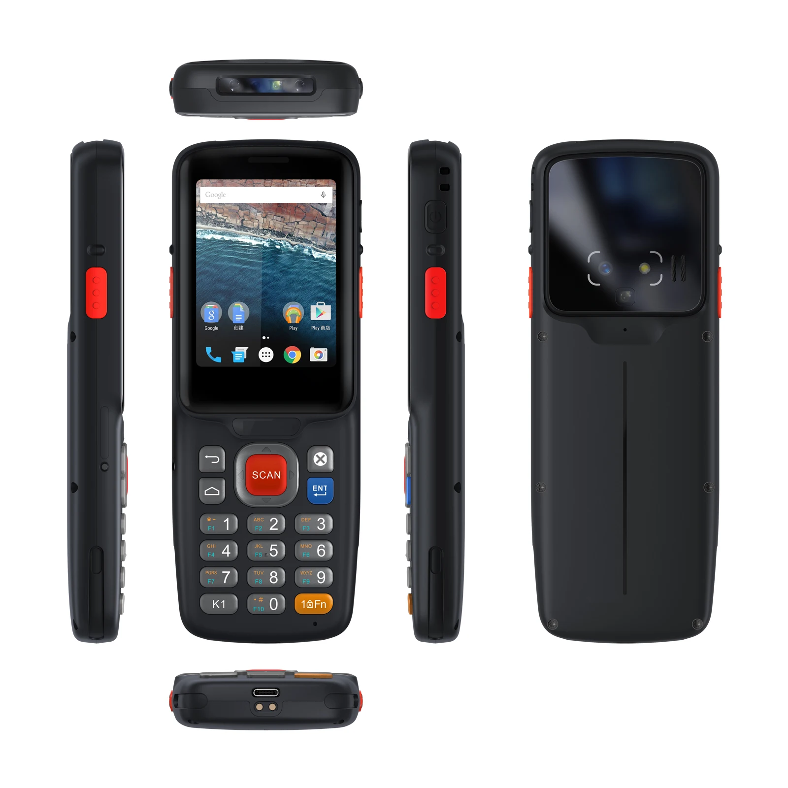 PDA Android Barcode Scanner Wireless WiFi 4G Blue-tooth Handheld Bar Code Reader 2D QR PDF417 Touch Screen Terminal PDA5200