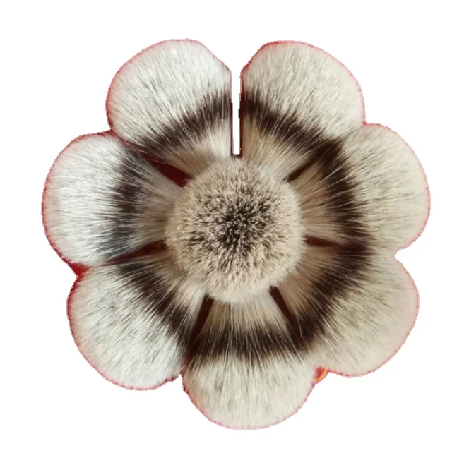 horse tail with different colour for paint brush