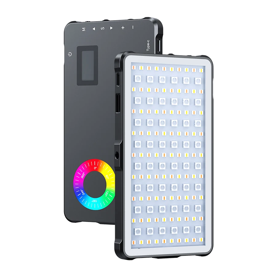 Mamen Multifunctional RGB Panel Fill Light Photography Fill Lighting LED Video fill light