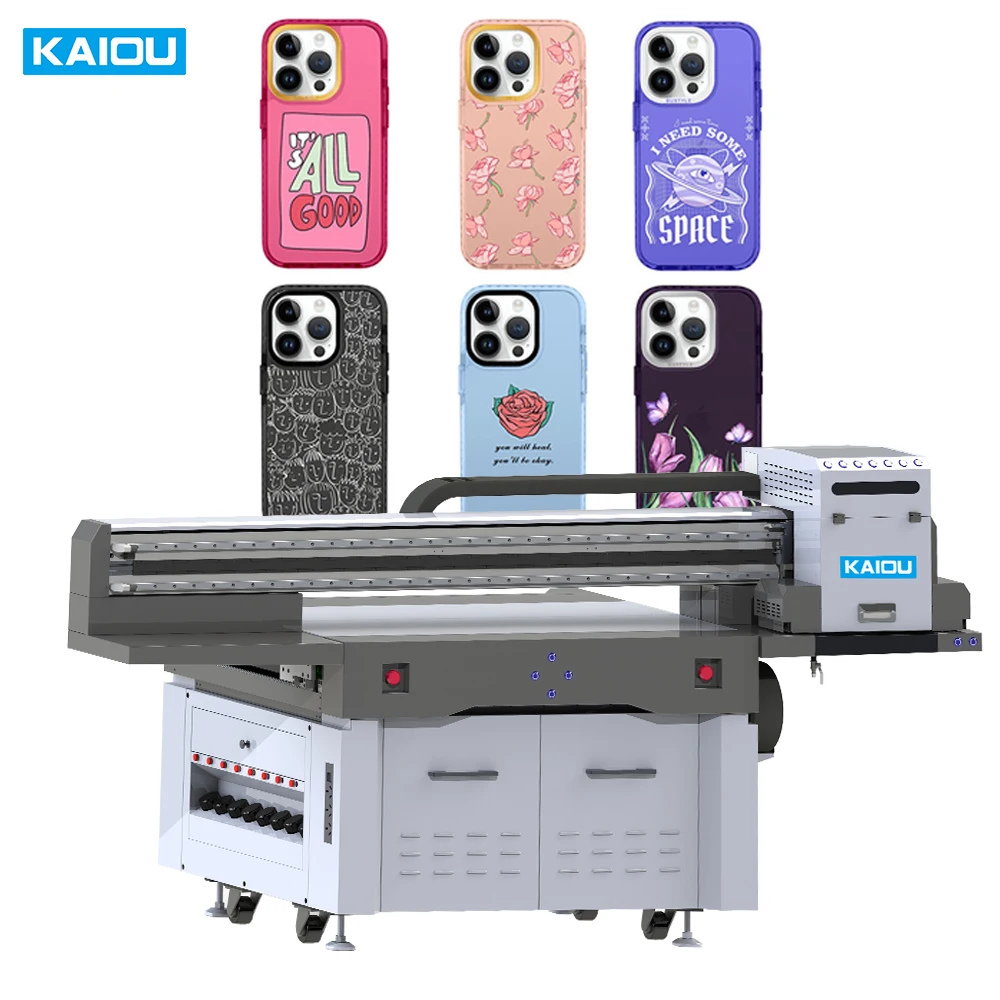 New UV Flatbed Printer 1260 With CCD Visual Auto Positioning Auto Focus Inkjet Printers Large Format CCD UV Printers