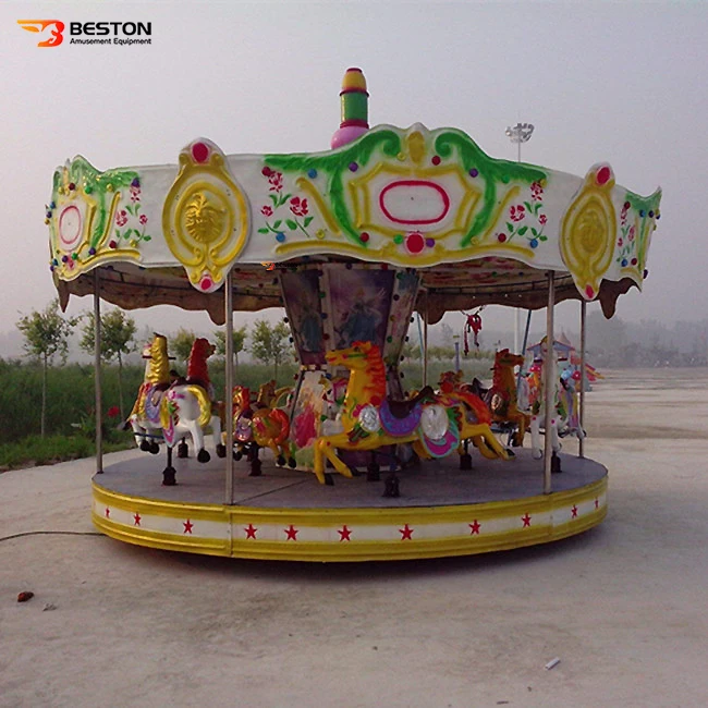 Attraction Happy Swing Outdoor Child Play Merry Go Round Carousel