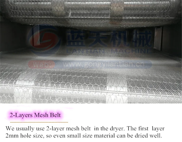 
304 stainless steel industrial food dryer machine 