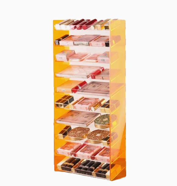 Custom Clear Acrylic Display Stand Usb Cable Multi-Layer Storage Rack Mobile Phone Accessories Holder Plastic Storage Rack