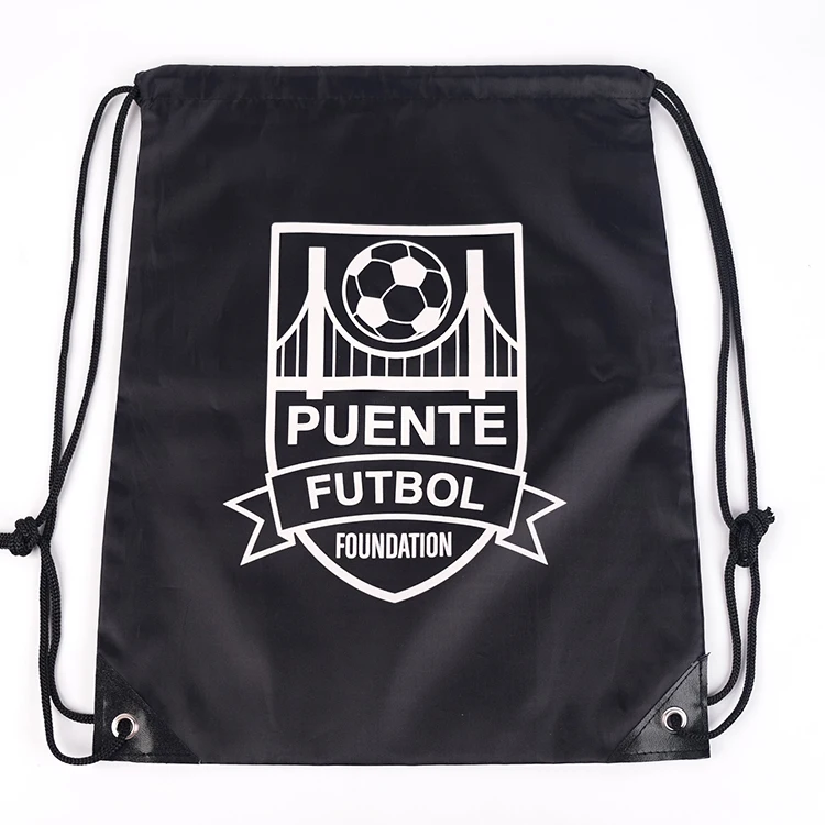 Low MOQ Custom Pattern Drawstring Pocket Outdoor Football Sports Personal Belongings Storage Bags
