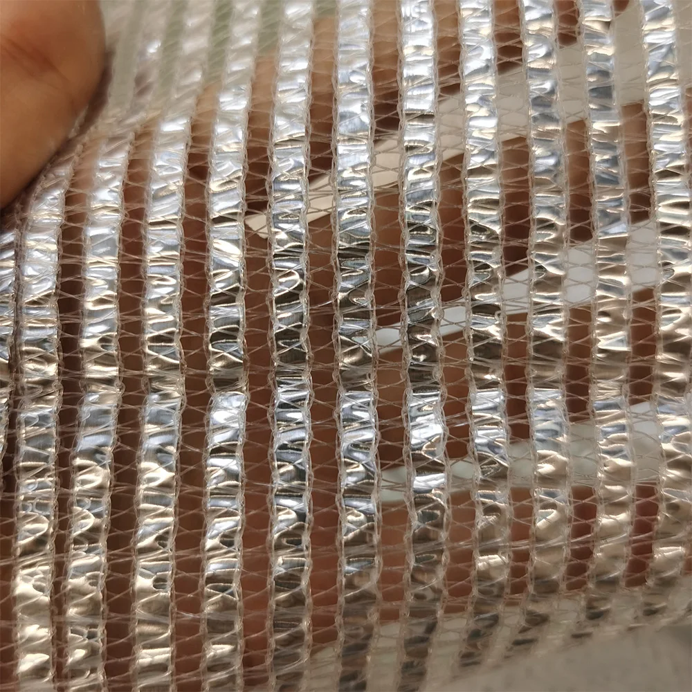 Customized Aluminet/Aluminum Foil Reflective Sun Shade Cloth 2x2 and 3x4 meter