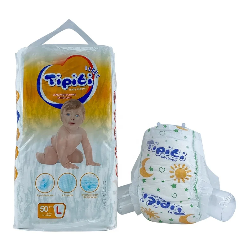 Hot Selling Factory Custom Disposable Lowest Price Ultra Absorbent Baby Diapers Nappies