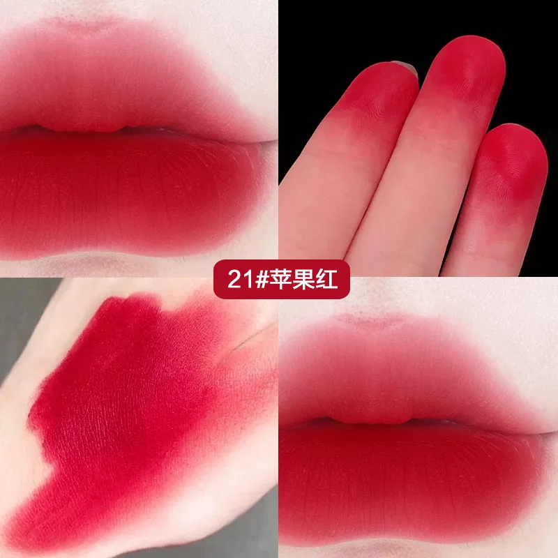 JTKH01A waterproof velvet red matte lipstick bulk ladies cosmetic cute lipstick 2023 organic moisturizing gold rose lipstick