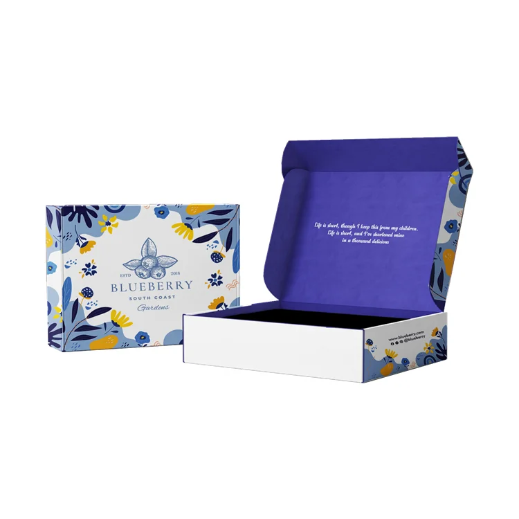 Fancy outside and inside durable custom printing biscuit donut packing miler paper box