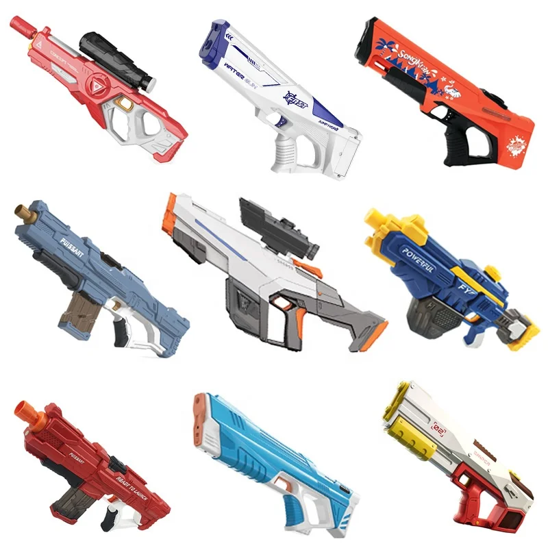 Wholesale Automatic Electric Water Guns Large Capacity High Power Water Gun Toys Summer Outdoor Toys