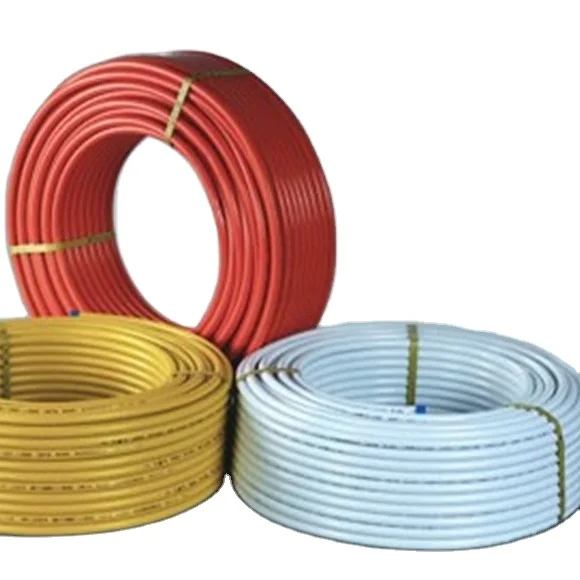 TUBOMART PEX AL PEX pipe PN 10 insulated pex 5 layer multilayer hot water 16 plastic pipe for floor heating system plubming tool